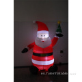 Santa inflable de vacaciones para decoración navideña